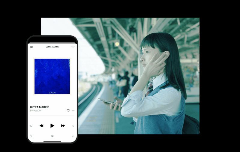 LINE 音乐与生活内容画面